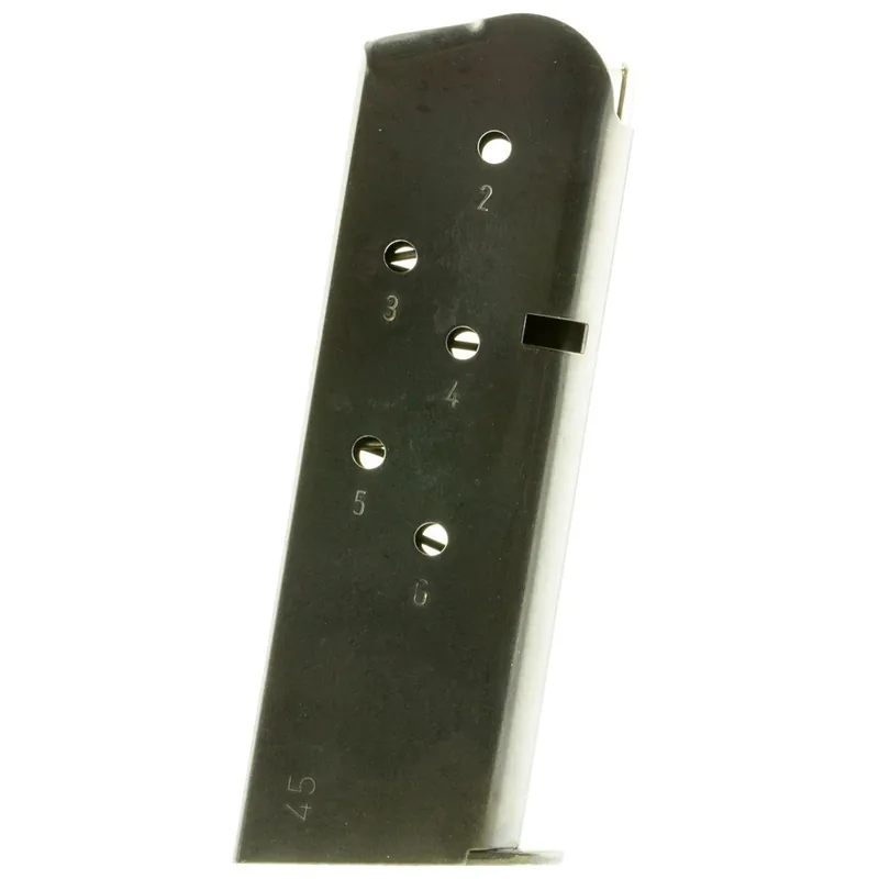 Magnum Research MAG1911456 1911 Black Detachable 6rd 45 ACP