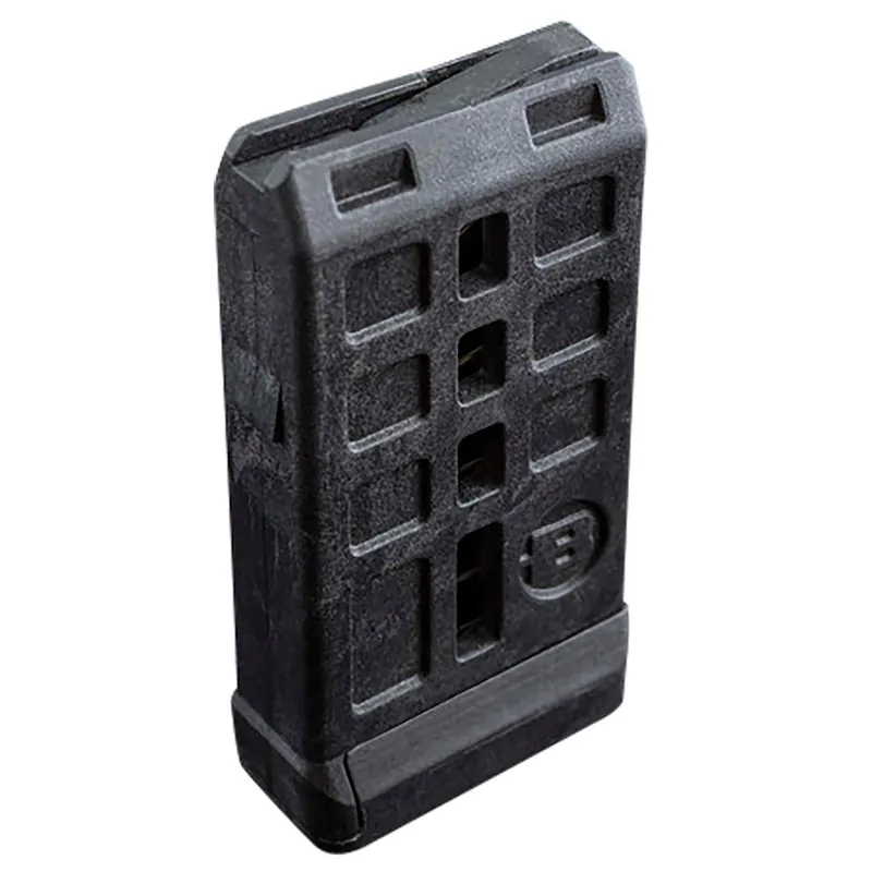 Bergara Rifles BA0029 BMR 10rd 17 HMR 22 Mag Single Stack For BMR 22 WMR For BMR 17 HMR Black Polymer