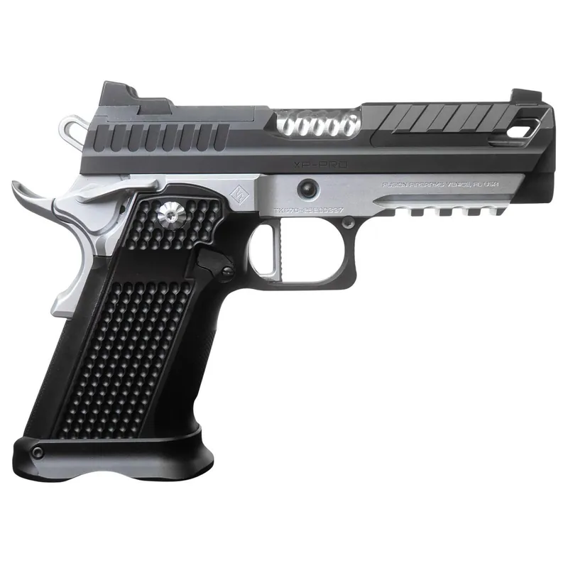 Fusion Firearms XP9BLKC10 XP Pro Sports South Exclusive 9mm Luger 10+1 4" Bull Barrel Steel Optic Cut/Serrated/Vent Cut Slide Steel Frame w/Picatinny Rail Aluminum Grip RMR Footprint