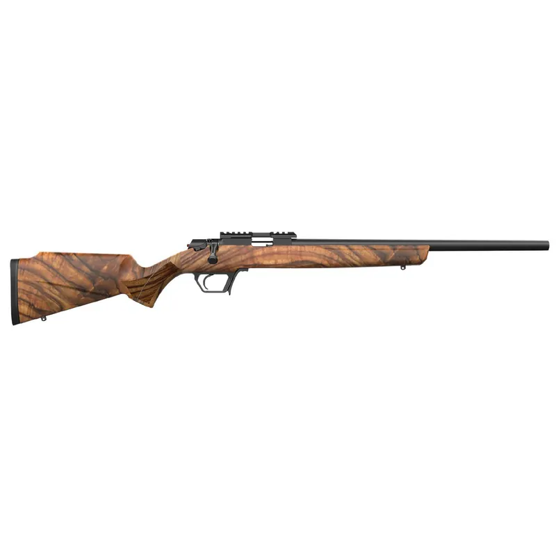 Retay USA ASD22-SWAL-20 Asend Hunter 22 LR 10+1 20" Black Heavy Barrel, Black Chrome Receiver w/Picatinny Rail, Turkish Walnut Fixed Stock