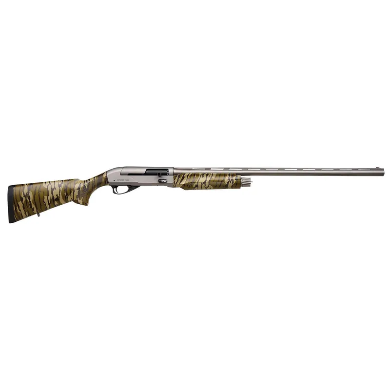 Gforce Arms GFTWO1228MO1 Two 12 Gauge Semi-Auto 3" 28" Matte Gray Vent Rib Barrel, Matte Gray Receiver, Adj Shim Mossy Oak New Bottomland Synthetic Stock