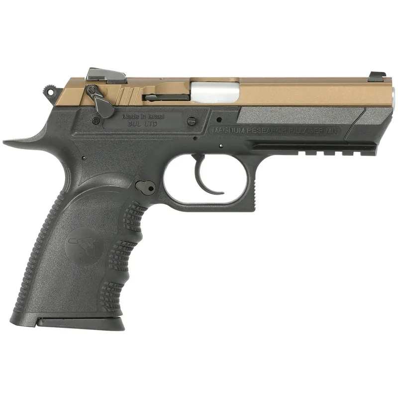 Magnum Research BE99153RLBB Baby Eagle III 9mm 15+1 4.43" Burnt Bronze Carbon Steel Slide Black Textured