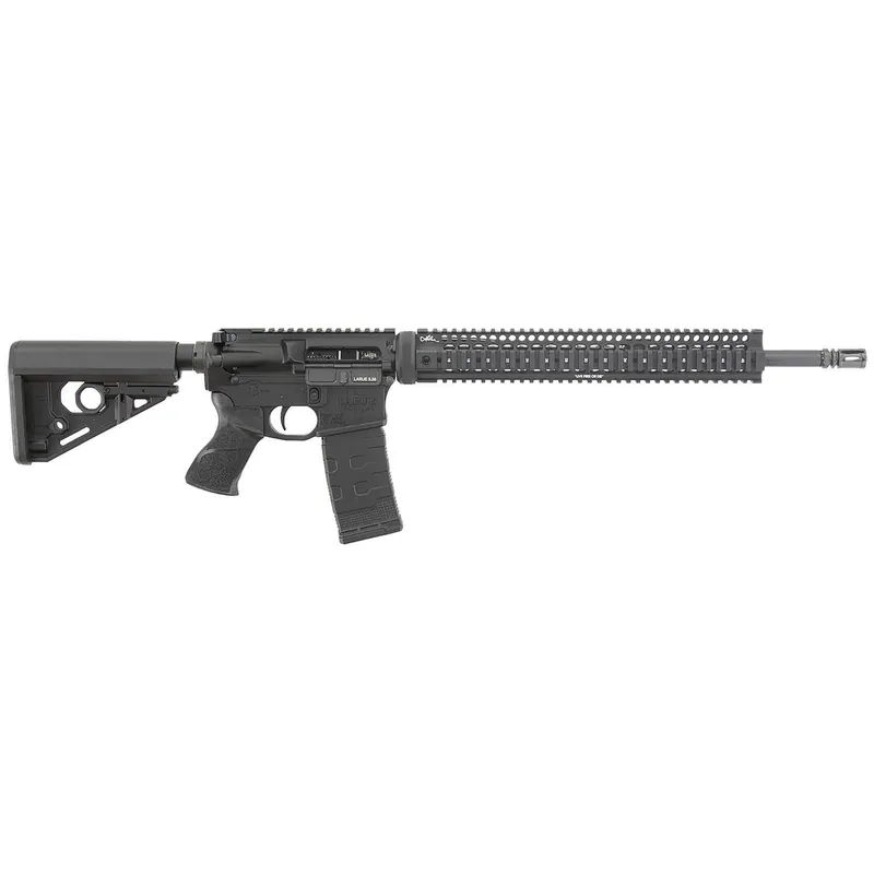 Larue Tactical LT1555618QUAD LT15 Quad Rail 5.56 30+1 18" Stealth Barrel Black Right Hand