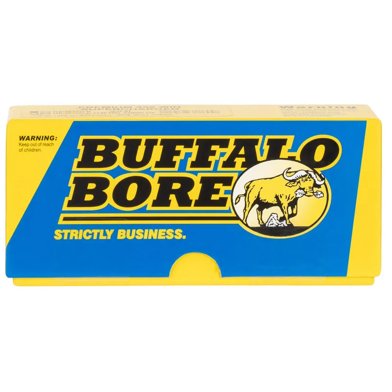 Buffalo Bore Ammunition 41A20 Premium Supercharged Strictly Business 358Win 225gr Spitzer Boat Tail 20 Per Box/12 Case