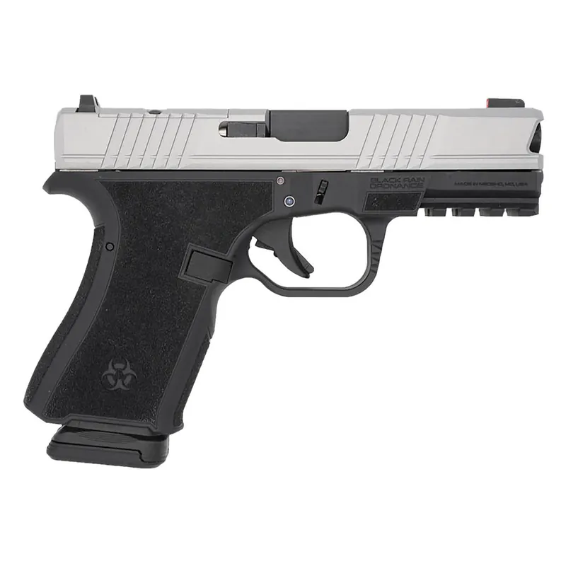 Black Rain Ordnance FL9MMBLKSM Compact Frame 9mm 15+1 4" Stainless Steel Slide