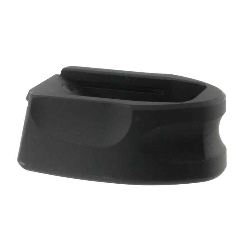 Samson 040603201 Magazine Extension made of 6061-T6 Aluminum with Hardcoat Anodized Black Finish for 9mm Luger S&W M&P Shield, M&P Shield M2.0 7 & 8 Round Mags (Adds 1rd)