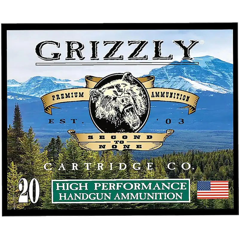 Grizzly Ammo GC10M6 10mmAuto 165gr Jacketed Hollow Point 20 Per Box/10 Case