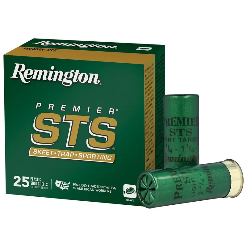 Remington Ammunition 20252 Premier STS 12 Gauge 2.75" 1 1/8 oz 8 Shot 25 Per Box/ 10 Cs