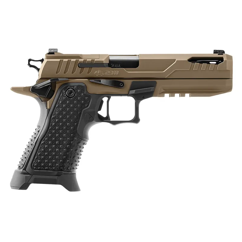Oa Defense OA2311FPROELTHDBPRT21 2311 Pro Elite 9mm Luger 17+1/21+1 5" Black DLC Ported Barrel, Optic Ready/Serrated Slide, Black Aluminum Frame w/Picatinny Rail, Black Grip, Ambidextrous