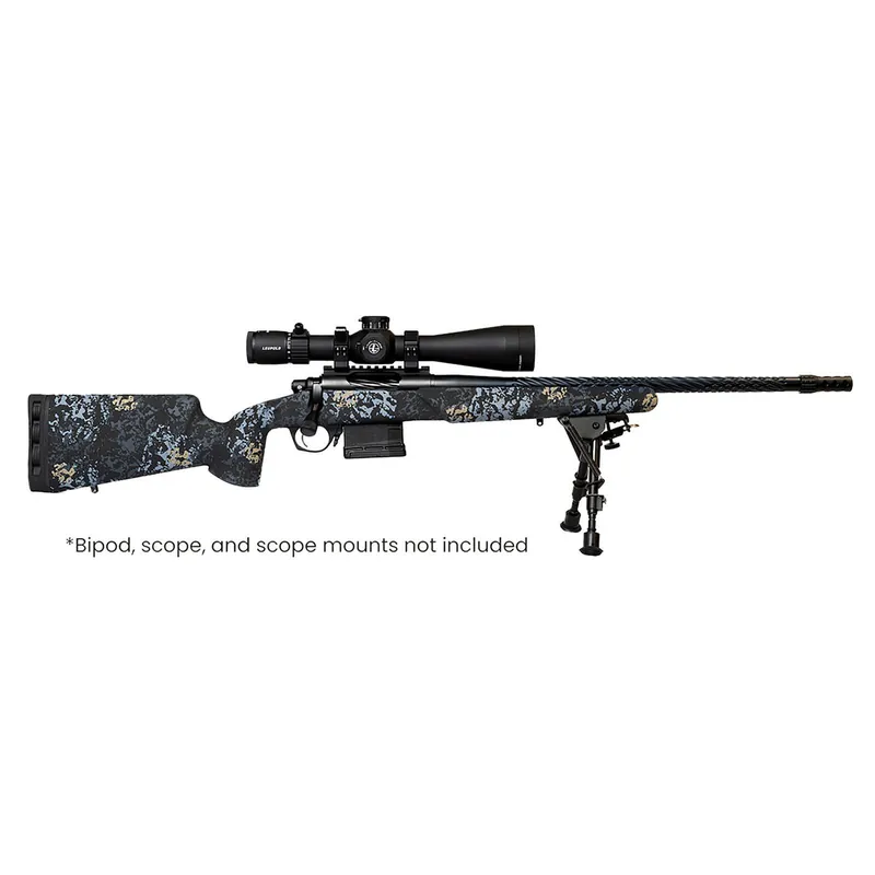Horizon Firearms RF017S102214T19 Vandal Prime 308 Win 22" Black Spiral Fluted Threaded Barrel, Drilled & Tapped Receiver, Textured Iota EKO Carbon Fiber Stock