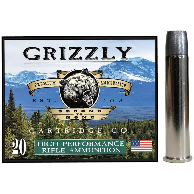 Grizzly Ammo GC45/70+P8 45-70Gov+P 460gr Wide Long Nose Gas Check 20 Per Box/10 Case