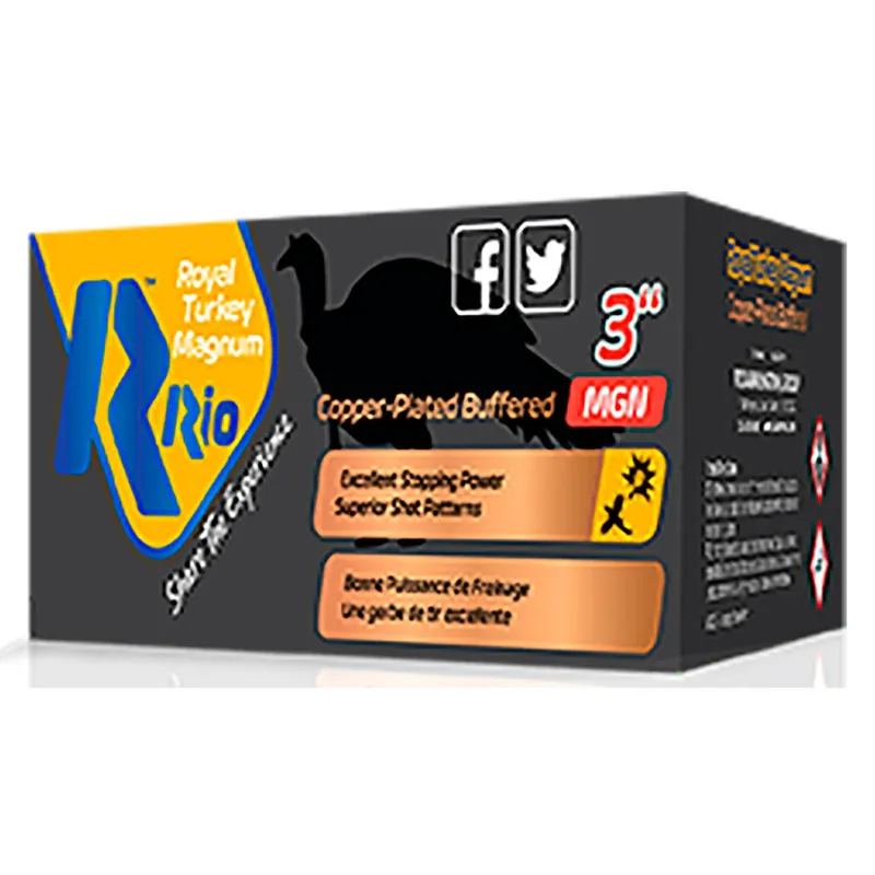Rio Ammunition RTBCM506 Royal Turkey 12Gauge 1 3/4oz 6Shot 10 Per Box/25 Case