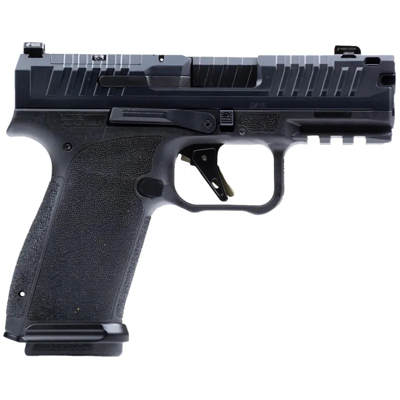 Canik HG8329N Mete MC9 Prime 9mm Luger 10+1 3.64" Black Nitride Compensated Barrel, Black Nitride Integrated Compensator/Optic Ready/Serrated Steel Slide, Black Polymer Frame w/Picatinny Rail
