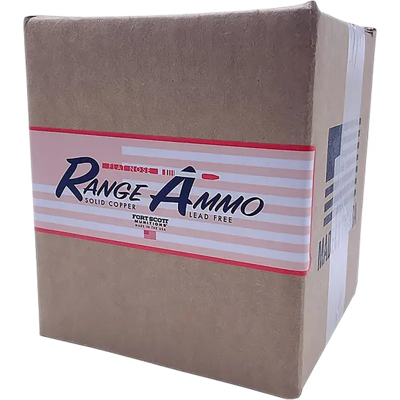 Fort Scott Munitions 9MM-115-SCVFNRA Range Ammo 9mm 115gr Solid Copper Flat Nose 500rds