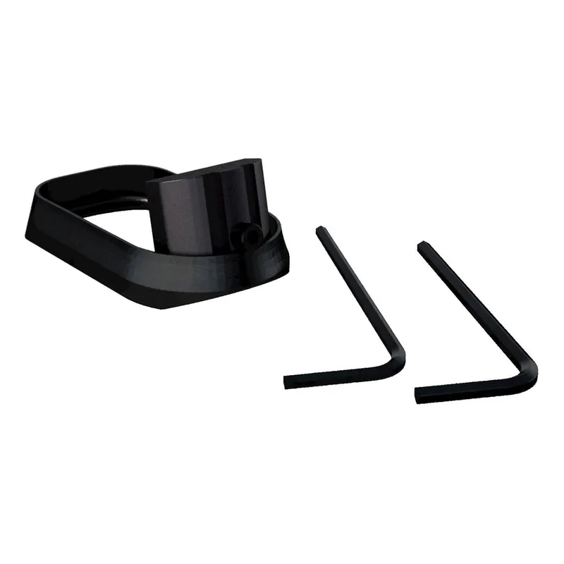Rival Arms RA70G211A Two Piece Magwell made of Aluminum with Anodized Black Finish for Glock 19 Gen4