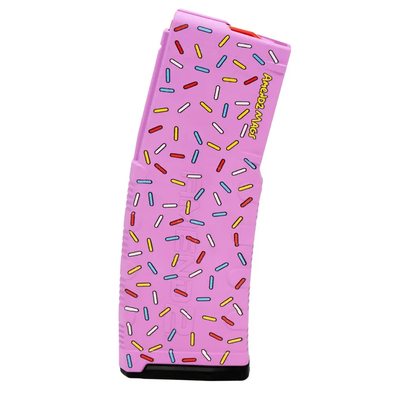 Amend2 556SPRINKLE30 MOD-2 Sprinkle Donut 30rd Fits AR-15 Pink Sprinkles Polymer