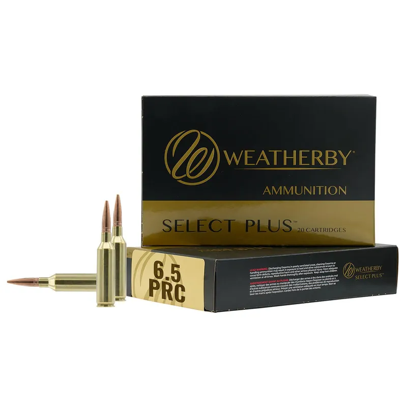 Weatherby F65PRC130SCO Select Plus 6.5PRC 130gr Swift Scirocco 20 Per Box/10 Case