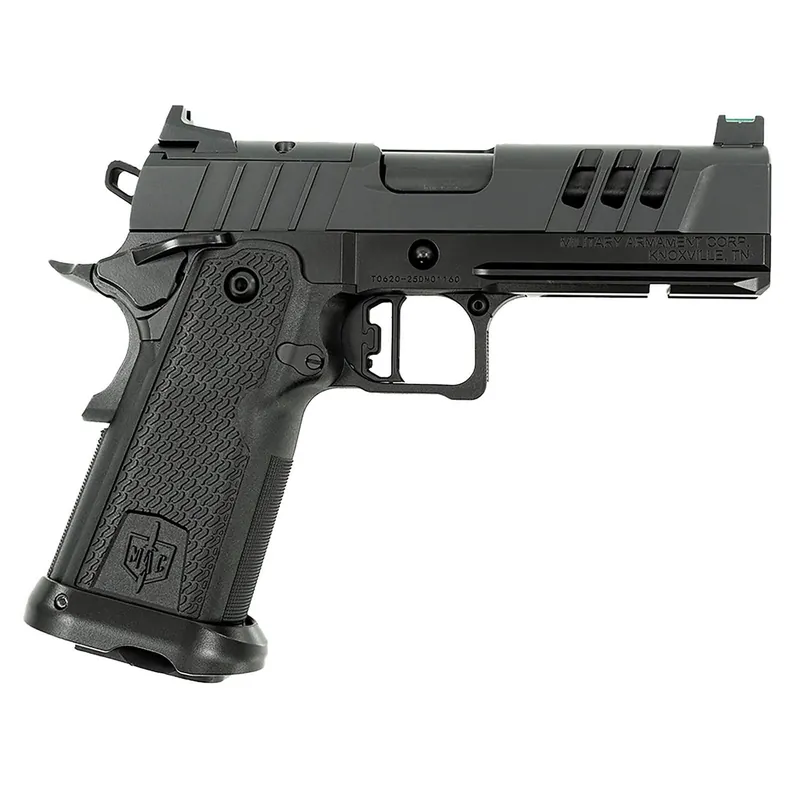 MAC 12500014 9 DS 9mm Luger 17+1 4.25" Black QPQ Bull Barrel, QPQ Tenifer Cerakote Optic Cut/Serrated Steel Slide, QPQ Tenifer Cerakote Steel Frame w/Accessory Rail & Beavertail, RMR Footprint