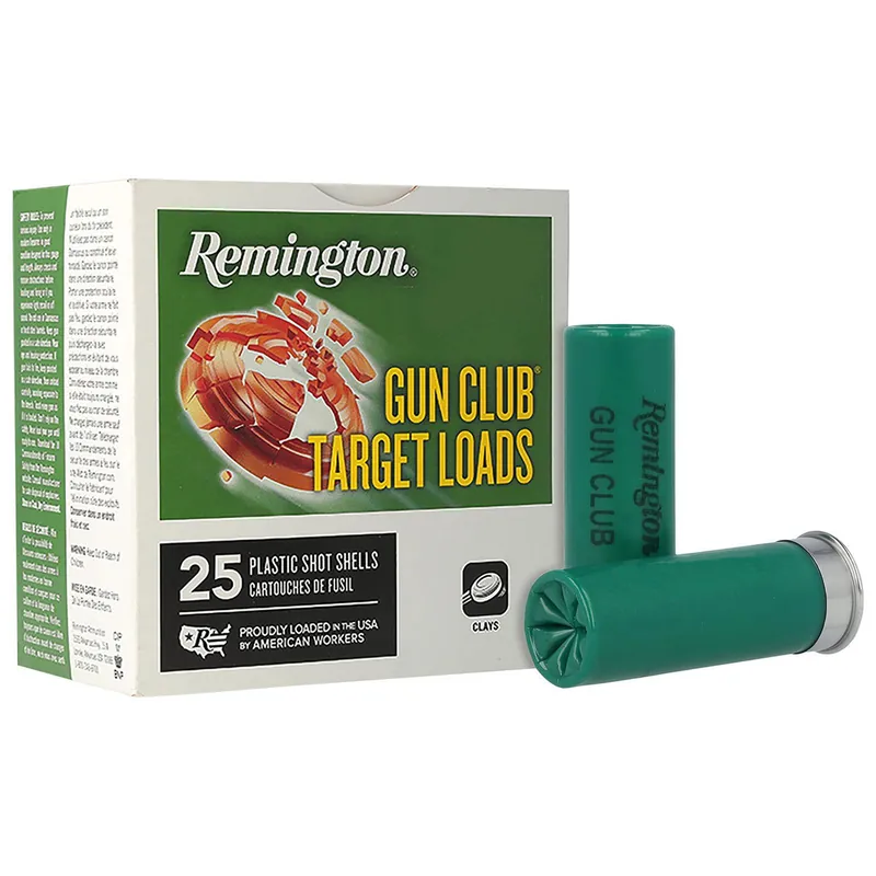 Remington Ammunition 20248 Gun Club 12Gauge 2.75" 1 1/8oz 9Shot 25 Per Box/10 Case