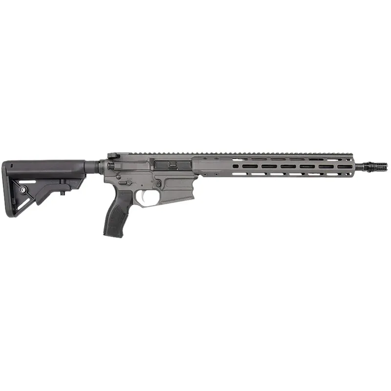 Cobalt Kinetics CKPROLITE55616CHARCOAL Pro Light 223 Rem/5.56 NATO 16" Black Barrel, Charcoal Picatinny Rail Aluminum Receiver, M-LOK Handguard, Black Polymer Stock, Black Polymer Grip