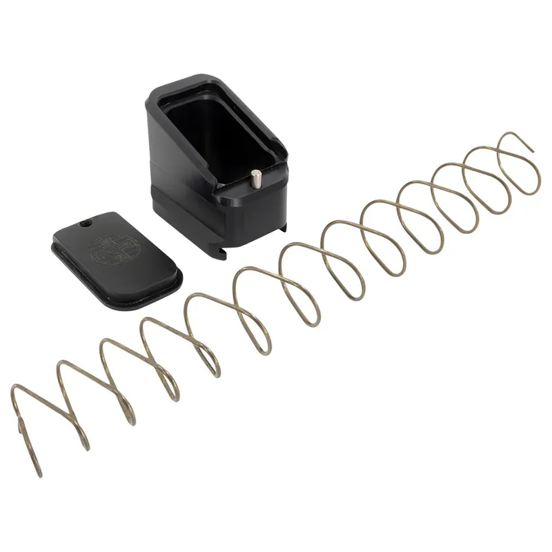 Shield Arms CZP10CME5BLK Magazine Extension for CZ P10-C/P07, 5rd (9mm), 4rd (40S&W), Black Aluminum