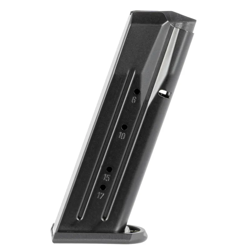 Mec-Gar MGWIT38LFAFC Tanfoglio 17rd 38 Super, Fits Tanfoglio Witness Large Frame Blued w/Anti-Friction Coating Carbon Steel