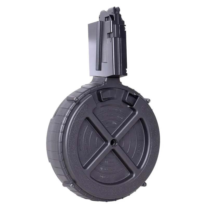 Mauser Rimfire 4150104 M-15 110rd 22 LR Drum Black Polymer