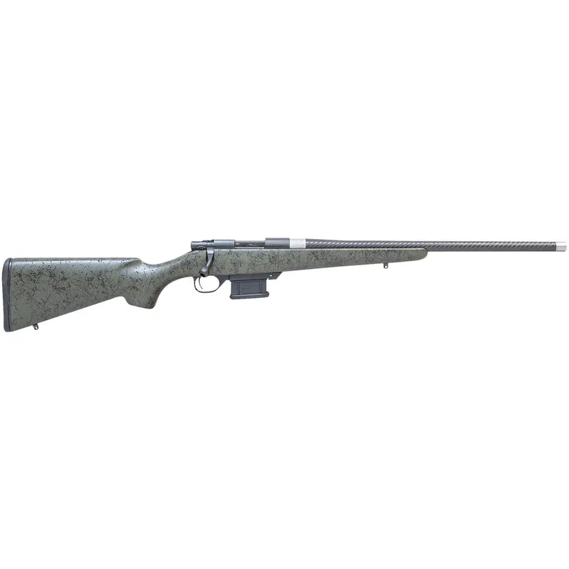 Howa HCE6ARCGRN 1500 Carbon Elevate 6mm ARC 20" Carbon Fiber Wrapped Threaded Barrel, Black Drilled & Tapped Steel Receiver, Fixed Stocky‘s OD Green w/Black Webbing Synthetic Stock, Right Hand