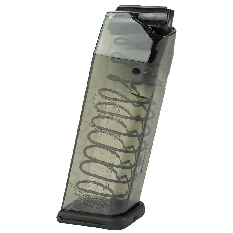 ETS Group SMKGLK21 Pistol Mags 13rd Standard 45 ACP Compatible w/Glock 21/30/41 Smoke Polymer