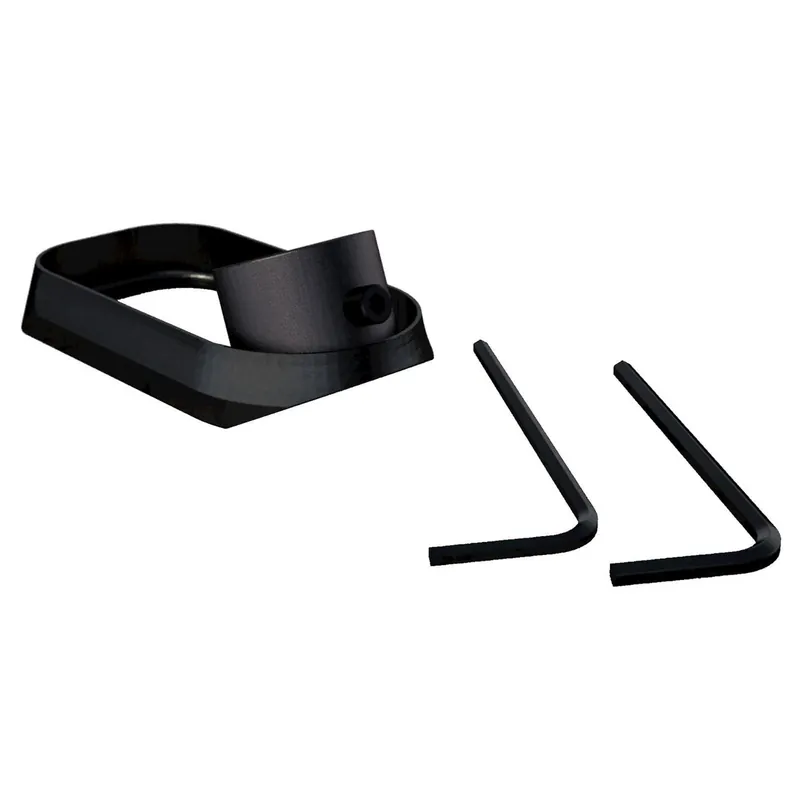 Rival Arms RA70G201A Two Piece Magwell made of Aluminum with Anodized Black Finish for Glock 19 Gen3