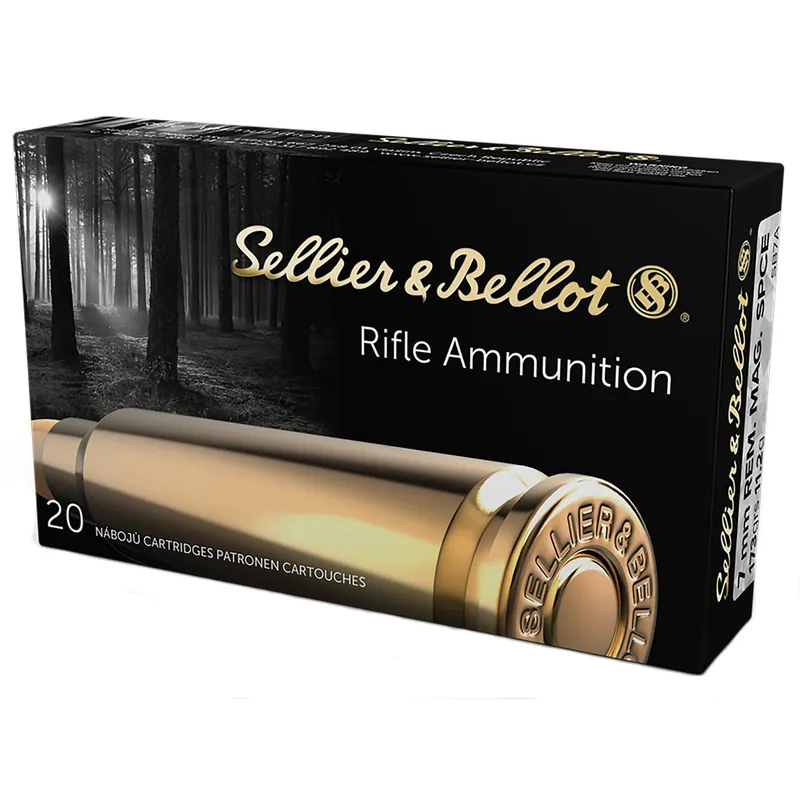 Sellier & Bellot SB7A Rifle 7mmRemMag 173gr Soft Point Cut Through Edge 20 Per Box/20 Case