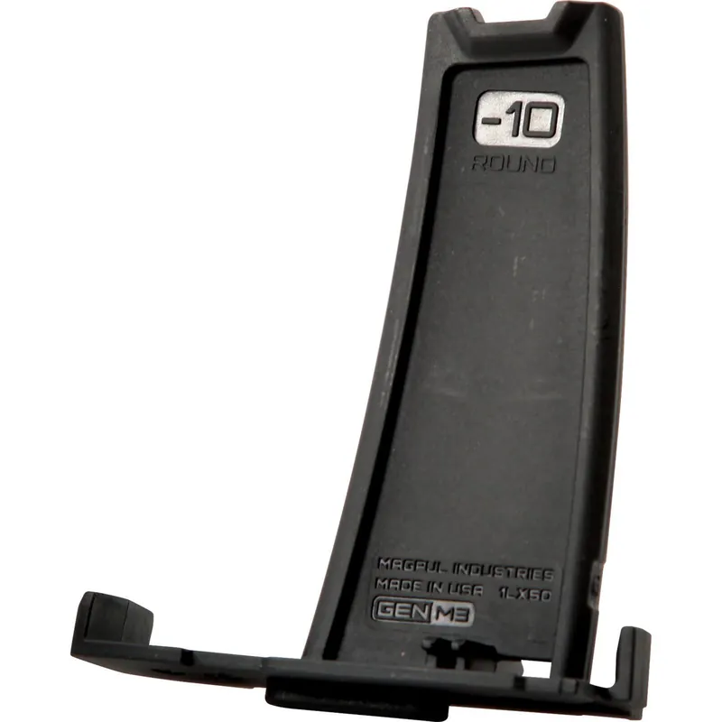 Magpul MAG563-BLK PMAG Minus Limiter 7.62x51mm NATO 10rd Compatible w/ PMAG LR/SR GEN M3 Mags Black Polymer/ 3 Per Pack