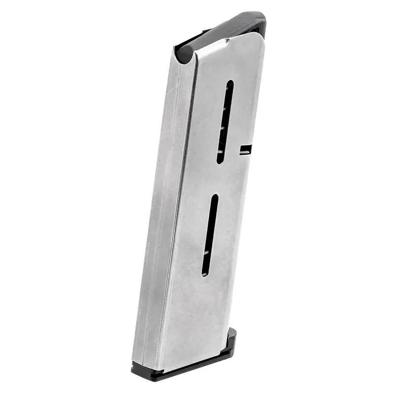Wilson Combat 47OXCHV 1911 6rd Detachable w/ Lo-Profile Steel Floor Plate 45 ACP+P Stainless Steel