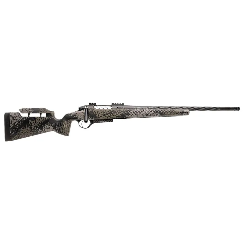 Seekins Precision 0011710209-F Havak PH3 308 Win 20" Black Fluted Threaded Barrel, Black Picatinny Rail Steel Receiver, Adj Cheek Riser Mountain Shadow Synthetic Stock