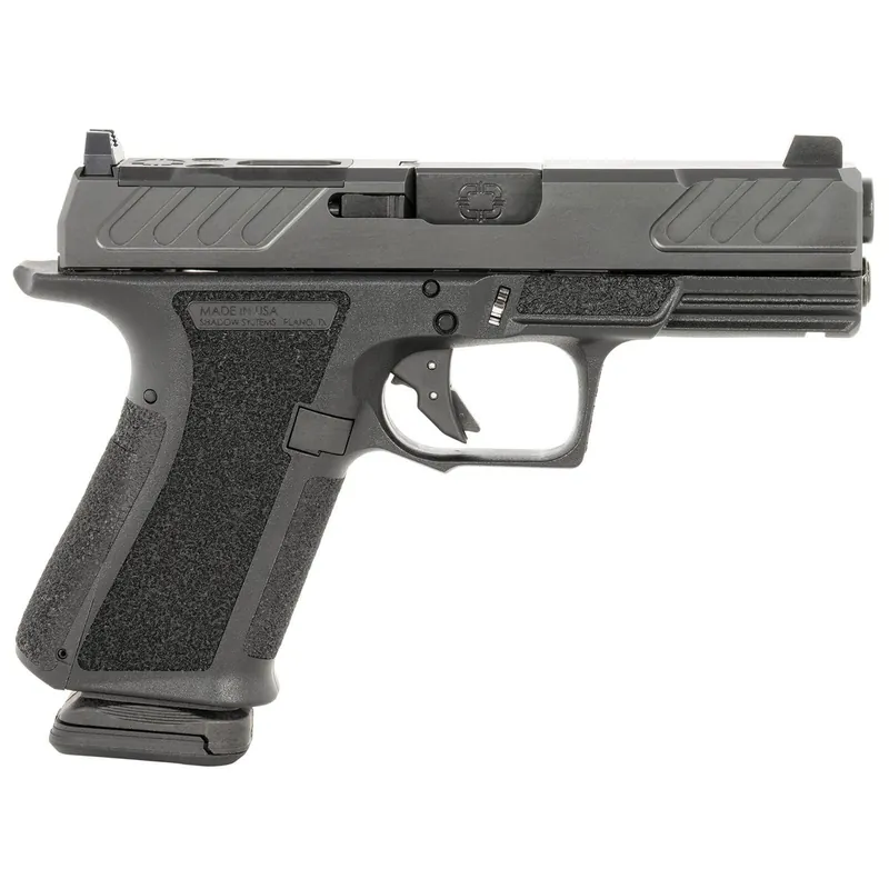 Shadow Systems SS-1306-B MR920 Foundation 9mm Luger 15+1 4" Black Nitride barrel, Black Nitride Optic Ready/Serrated Slide, Black Polymer Frame w/Beavertail & Picatinny Rail, Ambidextrous, *Blemished