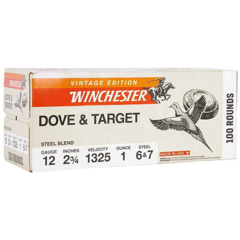 Winchester Ammo XU12S67VP Super X 12Gauge 2.75" 1oz 6/7Shot 100 Per Box/2 Case