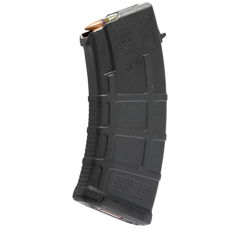 Magpul MAG658BLK PMAG MOE 20rd 7.62x39mm Fits AK-Platform/AKM Black Polymer