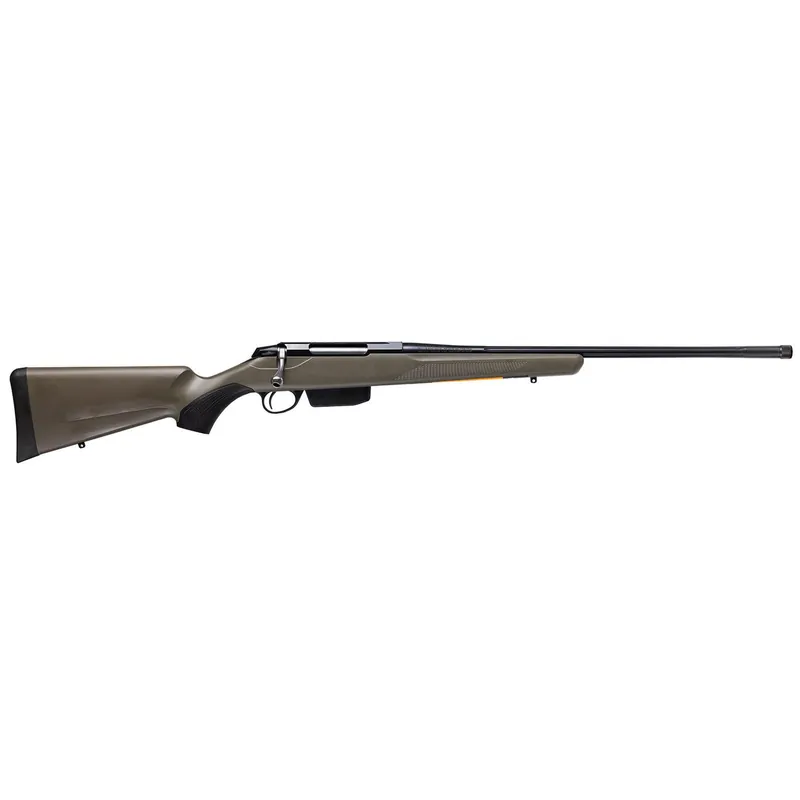 Tikka JRTXGSL31620MT T3x Superlite 308 Win 20" Blued Fluted Threaded Barrel, Blued Drilled & Tapped Steel Receiver, Fixed Green Synthetic Stock