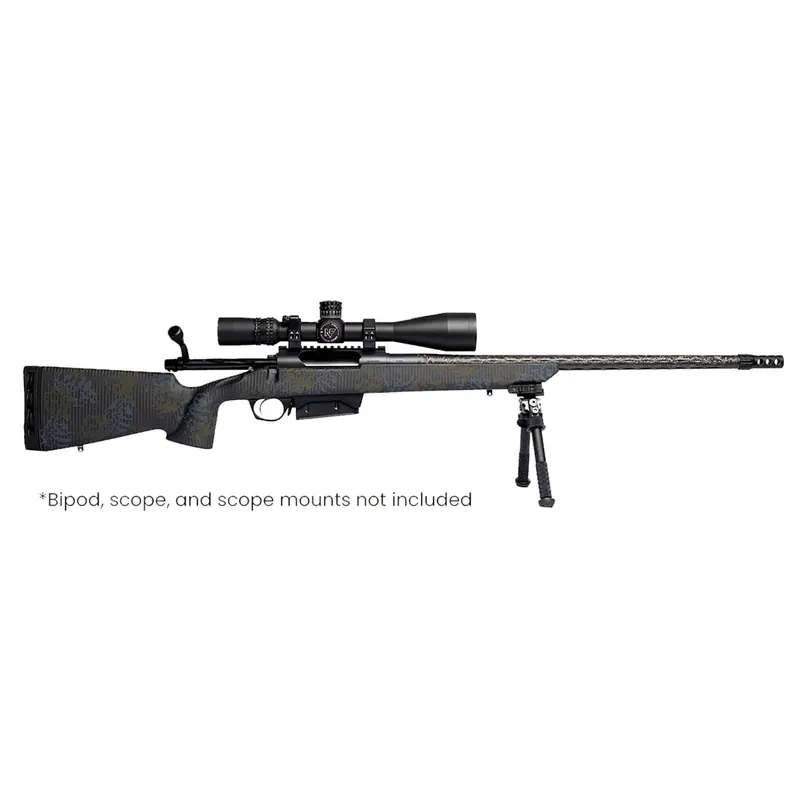 Horizon Firearms RF019C502216C20 Vandal Carbon II 7mm Back Country 22" Black Fluted Barrel, Black Drilled & Tapped Receiver, Black Iota EKO X Carbon Fiber Stock