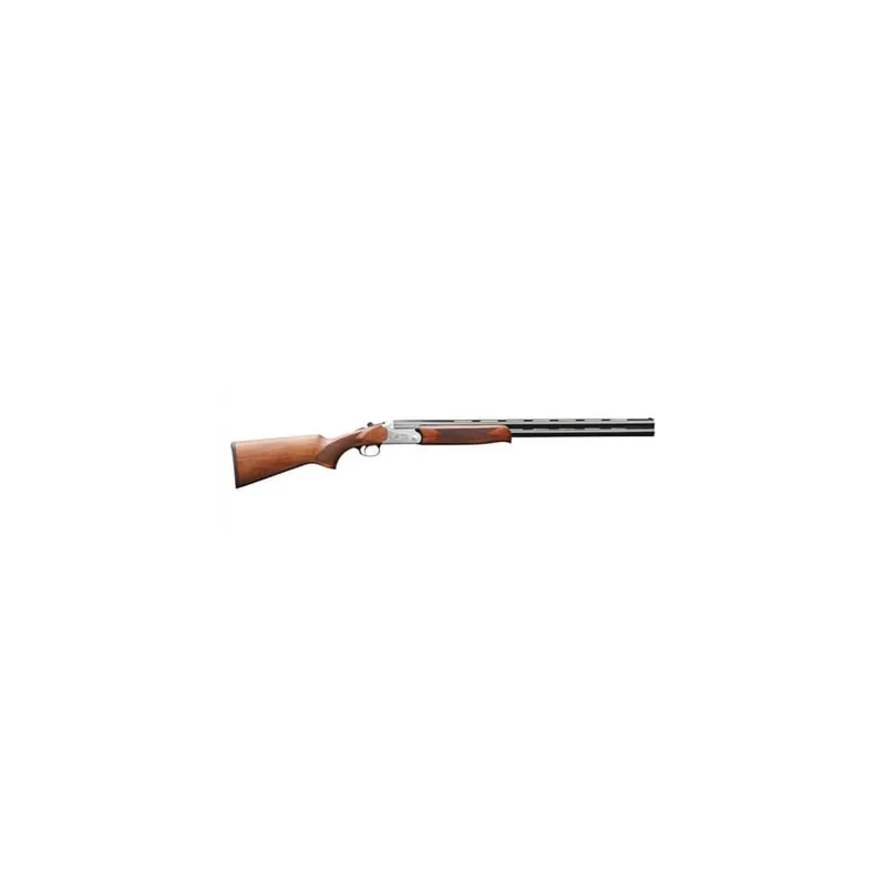 Charles Daly 930218 202 410 Gauge 2rd 3" 26" Blued Vent Rib Barrel, Silver Engraved Steel Receiver, Fixed Walnut Wood Stock