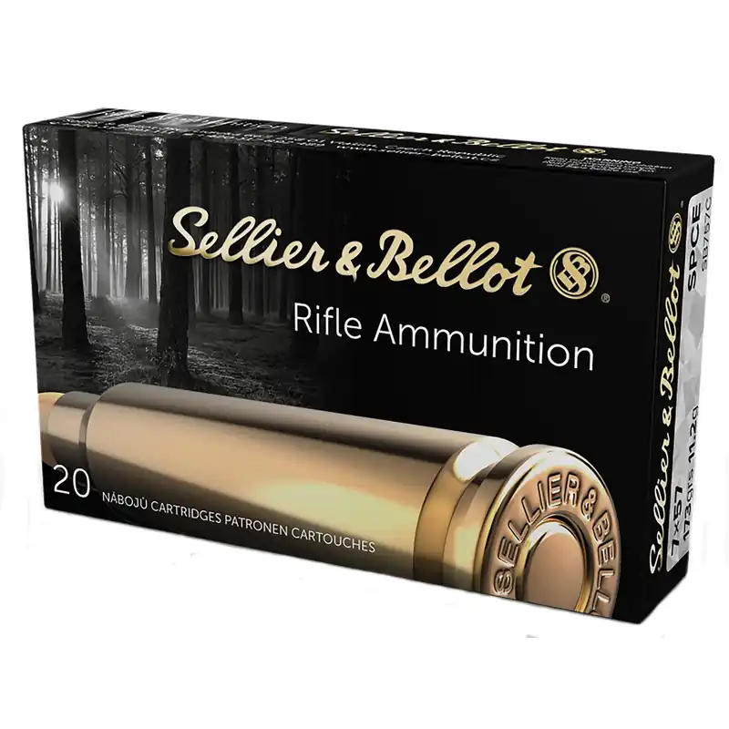 Sellier & Bellot SB757C Rifle 7x57mmMauser 173gr Soft Point Cut Through Edge 20 Per Box/20 Case