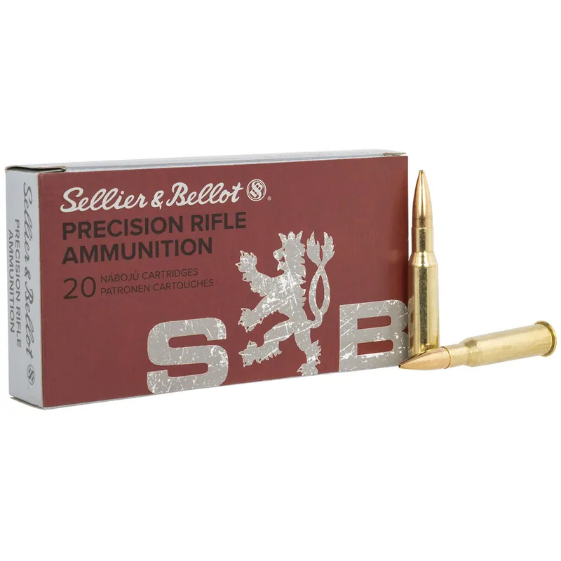 Sellier & Bellot SB76254RD Rifle 7.62x54mmR 174gr Hollow Point Boat Tail 20 Per Box/20 Case