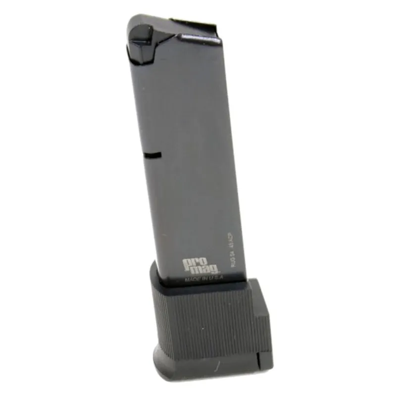 ProMag RUG04 Standard 10rd Extended 45 ACP Fits Ruger P90/P97 Blued Steel