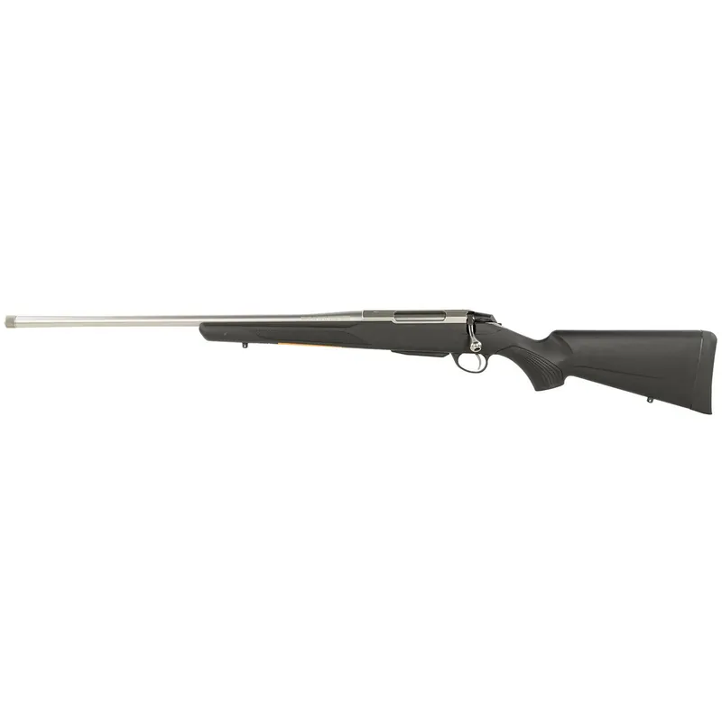 Tikka JRTXB41520MT T3 Lite Full Size 243 Win 3+1 20" Stainless Threaded Barrel, Drilled & Tapped Stainless Steel Receiver, Fixed Black Synthetic Stock, Left Hand