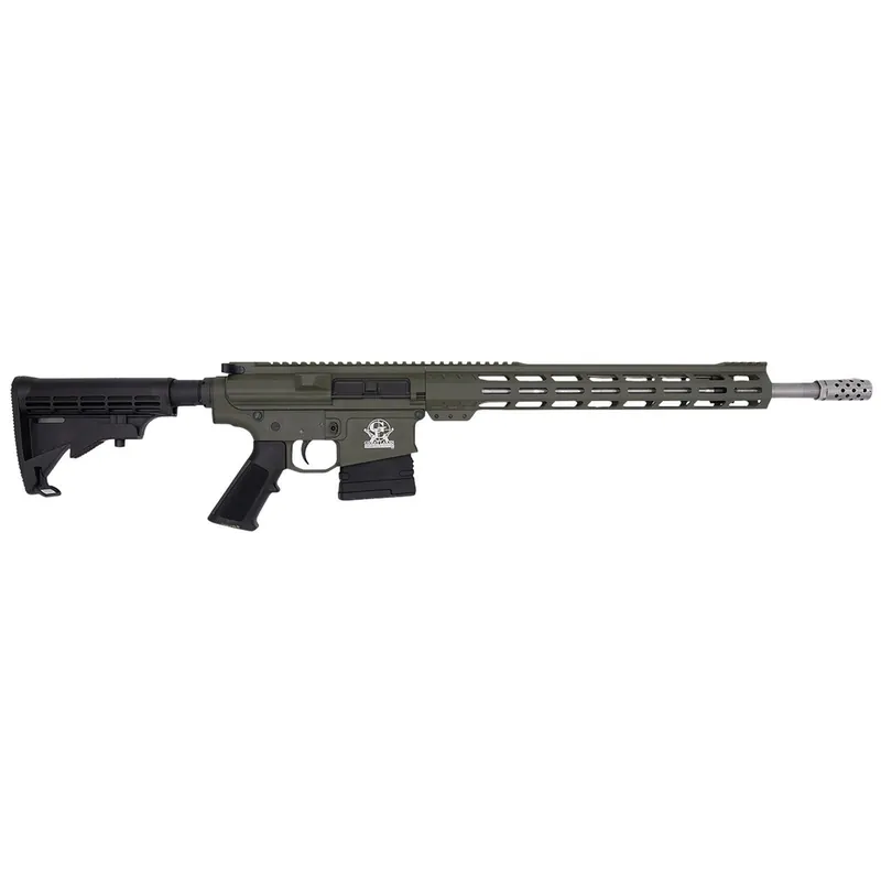 Great Lakes Firearms GL10308SSODG GLFA 308 Win 10+1 18" Stainless Threaded Barrel, OD Green Cerakote Picatinny Rail Aluminum Receiver, 6 Position Mil-Spec Black Synthetic Stock, Mil-spec Polymer Grip