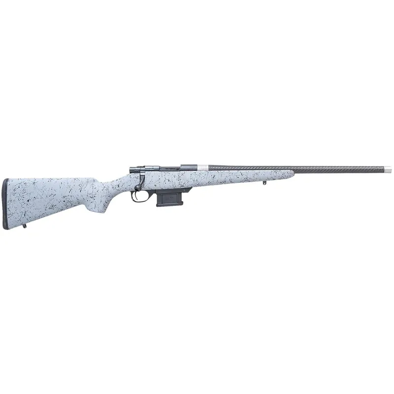 Howa HCE6ARCGRY 1500 Carbon Elevate 6mm ARC 20" Carbon Fiber Wrapped Threaded Barrel, Black Drilled & Tapped Steel Receiver, Fixed Stocky‘s Gray w/Black Webbing Synthetic Stock, Right Hand