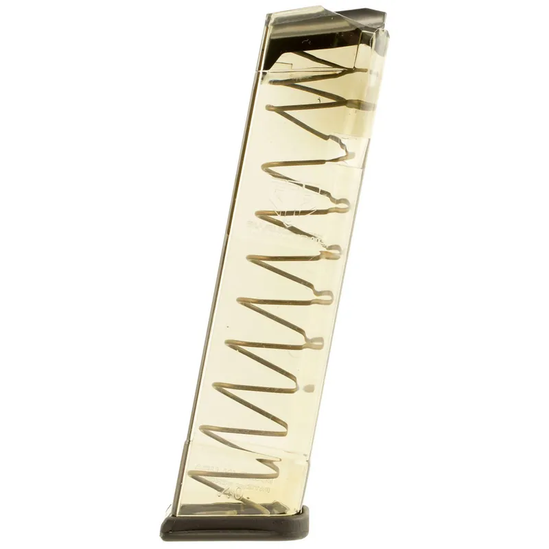 ETS Group GLK22140 Pistol Mags Competition Legal 19rd 40 S&W Compatible w/Glock 22/23/24/27/35 Gen1-4 Clear Polymer