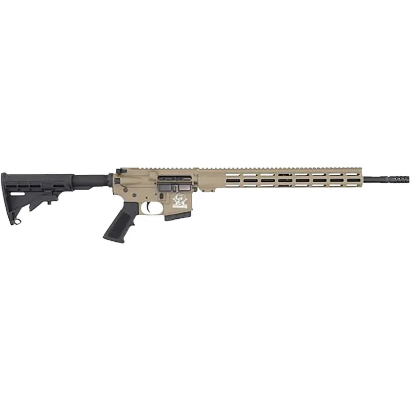 Great Lakes Firearms GL15350SSFDE16 GLFA 350 Legend 5+1 18" Stainless Threaded Barrel, Flat Dark Earth Cerakote Picatinny Rail Aluminum Receiver, M-LOK Handguard, Black Synthetic Stock, Mil-Spec Grip