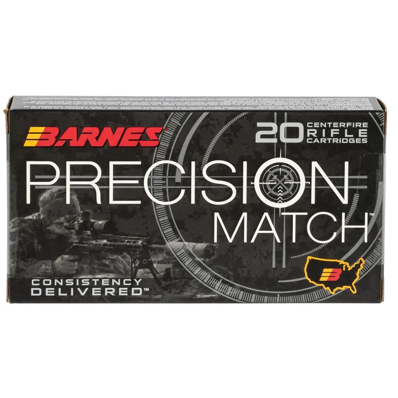 Barnes Bullets 30742 Precision Match 260Rem 140gr Open Tip Match Boat Tail 20 Per Box/10 Case