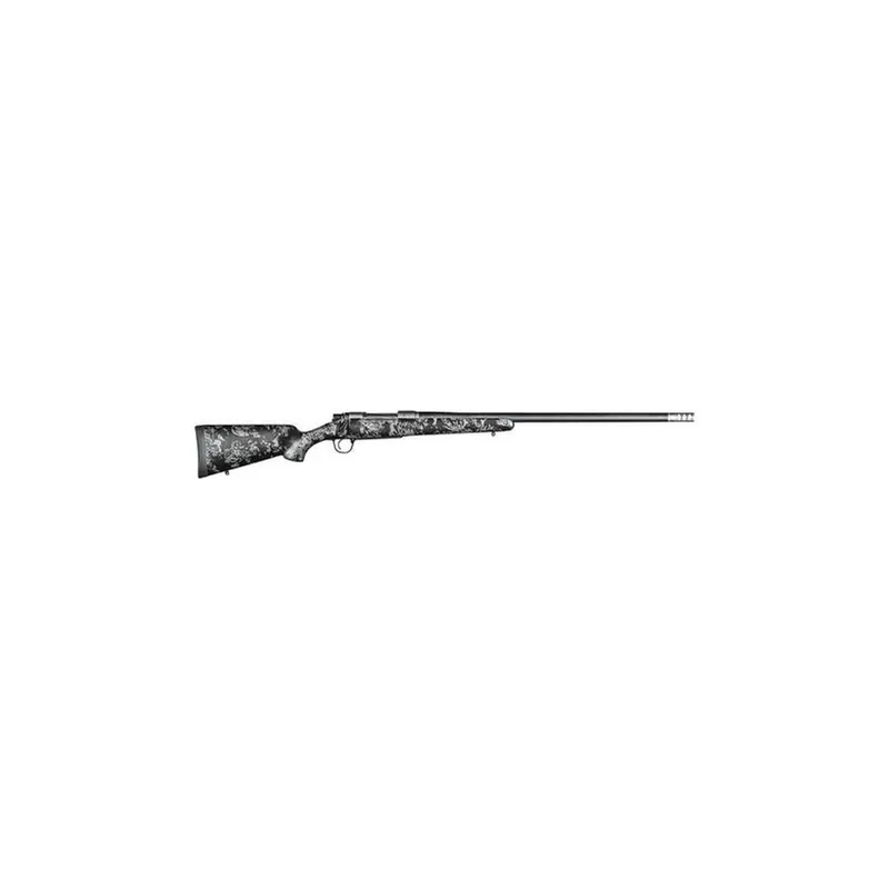 Christensen Arms 8010616300 Ridgeline FFT Full Size 300 RUM 3+1 22" Stainless Steel Threaded Barrel, Stainless Aluminum Receiver, Black w/Gray Accents Fixed Sporter w/Flash Forged Technology Stock